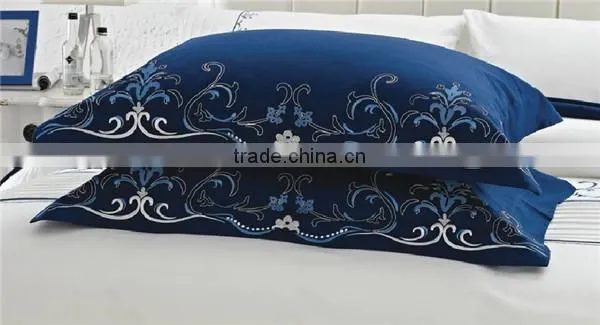 Blue and White Chinese Embroidered Bed Linen Bedding Set photo-3