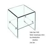 F-002S Clear Coffee Table