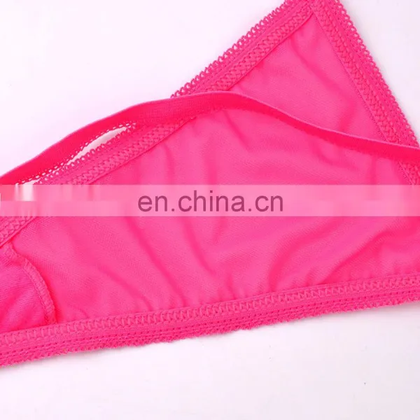 2015 Latest Young Sweet Girl Breathable Lace g String Pics photo-3