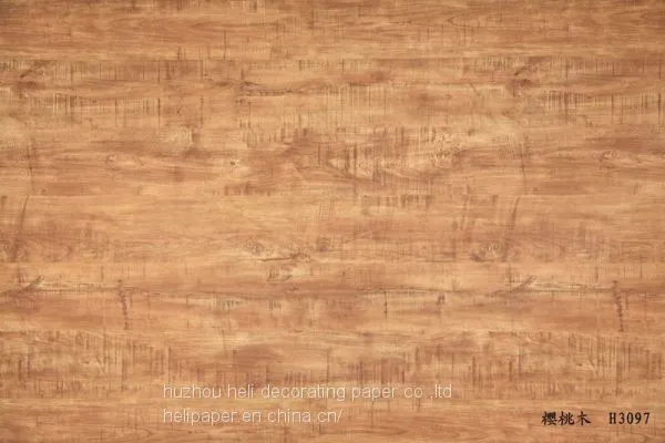 Cherry Wood Grain Decorative Paper