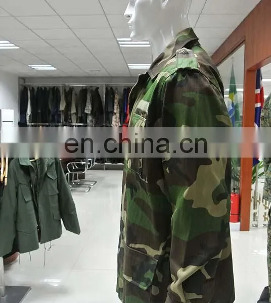 Hot Selling Woodland Camouflage American Military Uniform BDU for Army Uniform photo-4