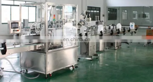China Factory Full Automatic Plastic Round Bottle and Square Bottle Filling Capping and Labeling Machine Making Machine Price photo-3