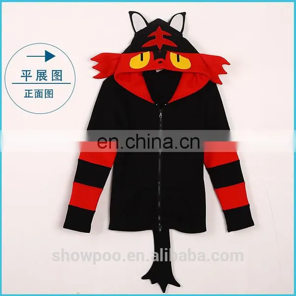 Factory Direct Pokemon Coat Litten COS Sweater M L XL XXL Cosplay Pokemon photo-3