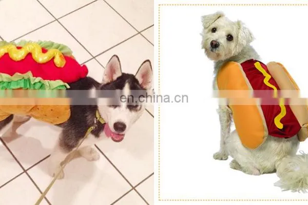 Funny Hot Dog Pet Costume for Puppy Cats photo-5