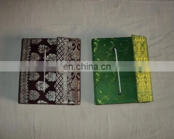 SAREE COVERED PAPER NOTEBOOKS SET OF 3 PCS SET