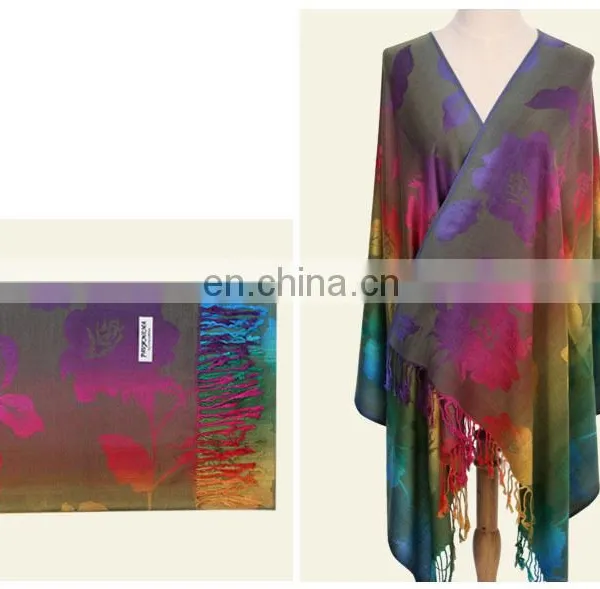 Promotion Jacquard Pattern Wholesale Scarf Hijab Shawl photo-5