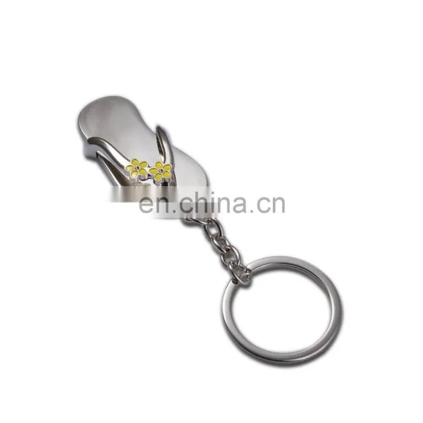 Metal Shoe Key Chain Polished Sandal Shape KeyChain photo-2