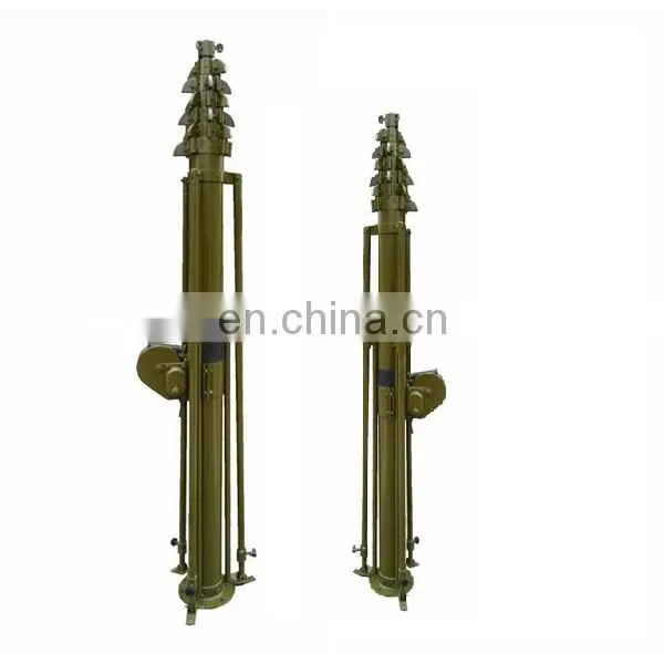 6m to 12m Trailer Mounted Portable Telescopic Mast for Energy Lighting photo-3