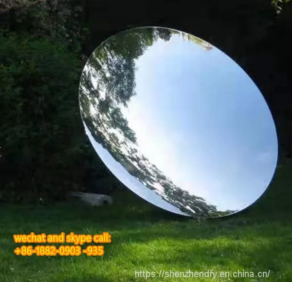 Maßgeschneiderte Outdoor-Abstraktball-Skulptur aus Edelstahl für Landschaftsdekoration zum Verkauf