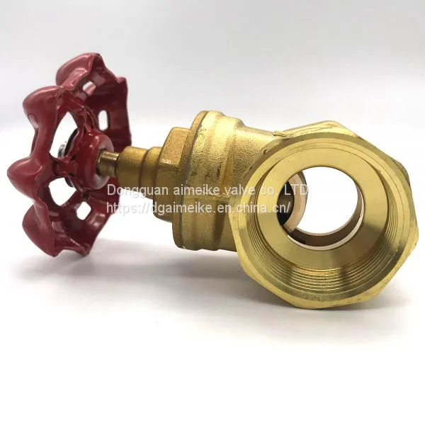 Brass Gate Valve Seat Nbr / Hypalon Wedge Gate Valve Medium Oils & Alkalis