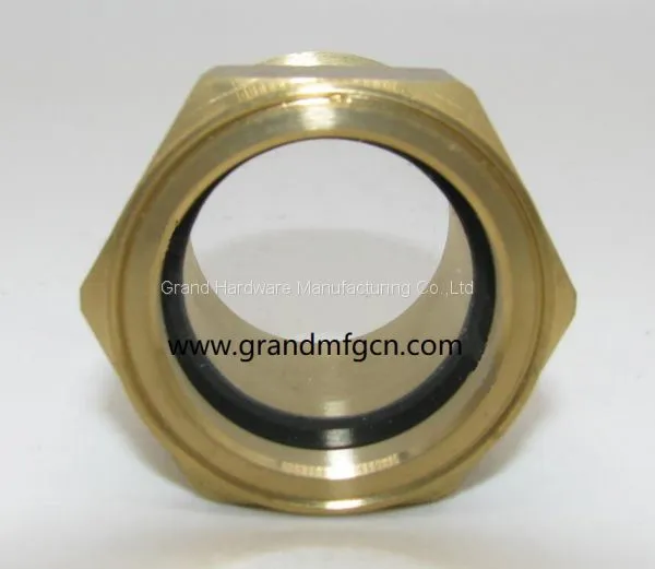 Brass Oil Level Glass Sights for Pumps NPT Pipe Thread 1 Inch photo-4
