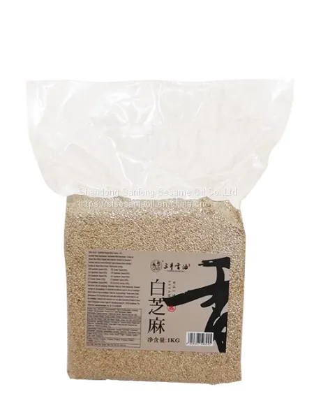 1kg Bag Packing Roasted White Sesame Seeds