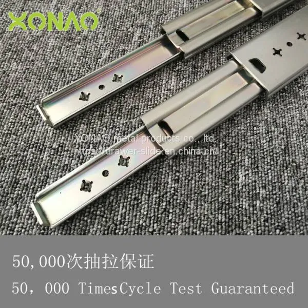 53mm Heavy Duty Full Extension Ball Bearing Slide, 250 LB Load Capacity, Without Quick Releas Clip photo-5