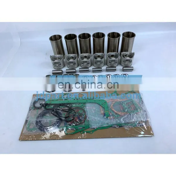 6DB10 Cylinder Liner Kit With Full Gasket Set Piston Rings Liner For Mitsubishi photo-2