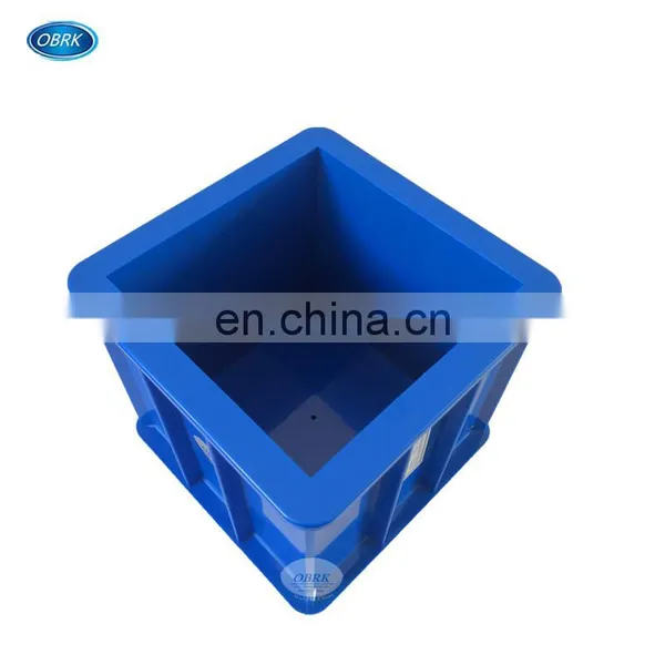 Factory Directly Supply Plastic Concrete 150mm Cube Three Gang Test Molds photo-2