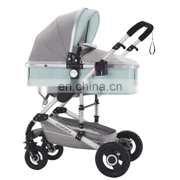 New 2018 Baby Stroller 3 In 1 For 0-3 Years Baby Prams With Removable Shopping Basket photo-2