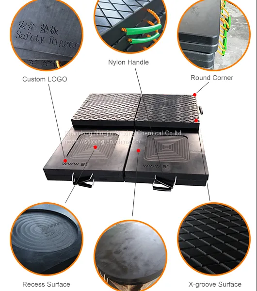 Stabilizer Recycled PE Material Foot Mat Pad for Crane/Crane Outrigger UHMW PE to Protect Soft Ground High Quality Crane Outrigger photo-2