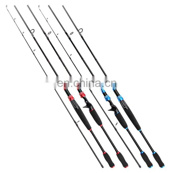 2 Sections 1.83m 2.1m 2.4m Best Value Carbon Fiber Fishing Rod Spinning Casting Lure Fishing Rod photo-2