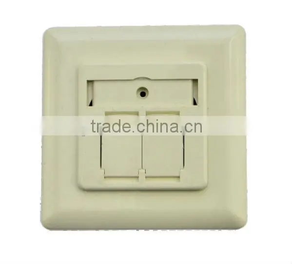 Outlet With Dual STP Cat5e Jack With Double Port photo-2