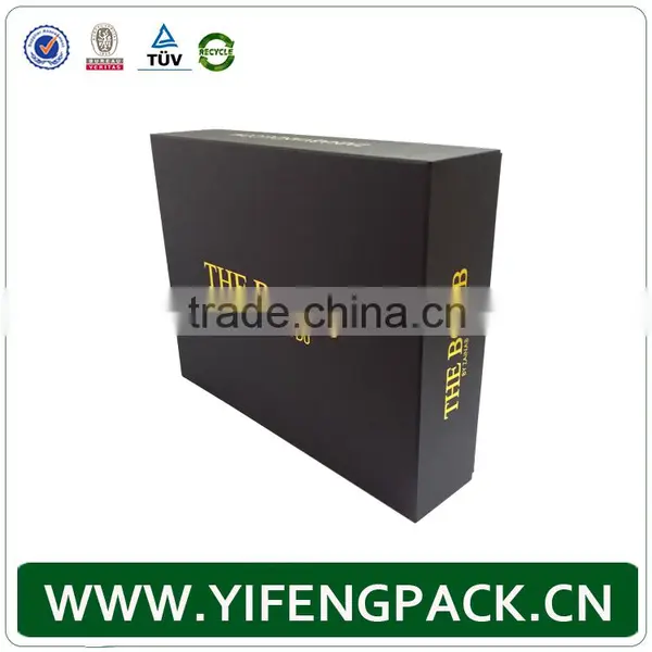 Customized Matt Black Packaging Paper Gift Corrugated Box Makers photo-3