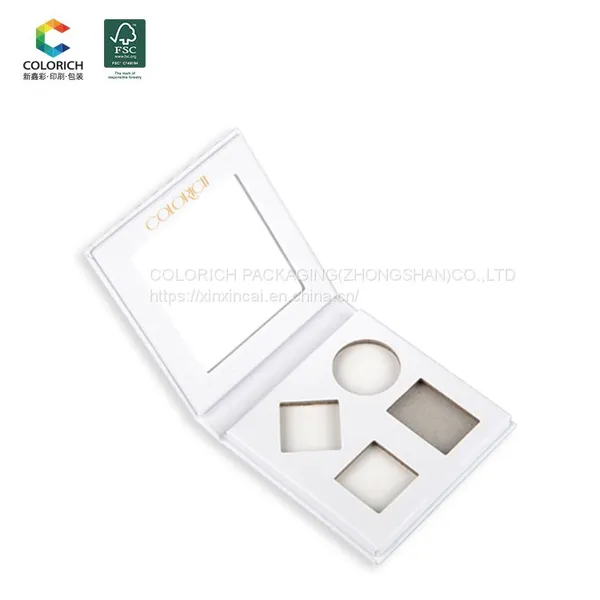 30 Color Eyeshadow Palette Diy Custom Makeup Pan Paper Packaging Empty Private Brand Makeup Palette Box Eyeshadow Palette Holdes photo-2