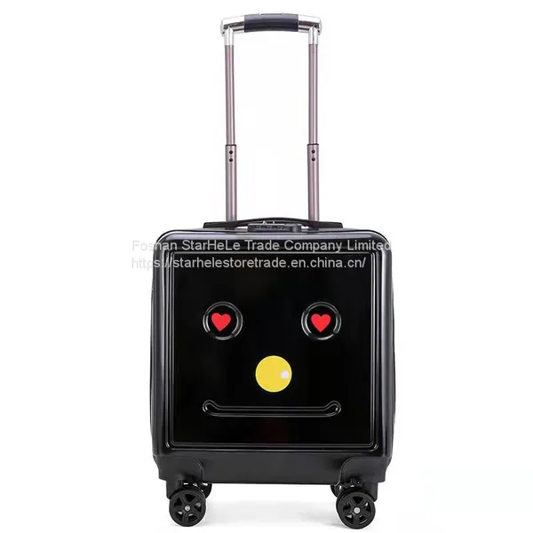 Smiling Face Board Chassis Universal Wheel Trunk PC Suitcase photo-2
