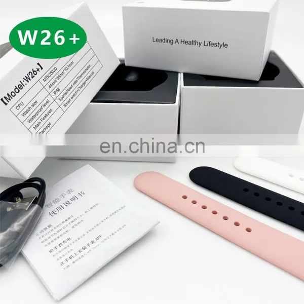 2022 W26+ Smart Watch W26 Plus Serie 6 With Bt Calling Waterproof Blood Pressure W26 Plus Smart Watch photo-4
