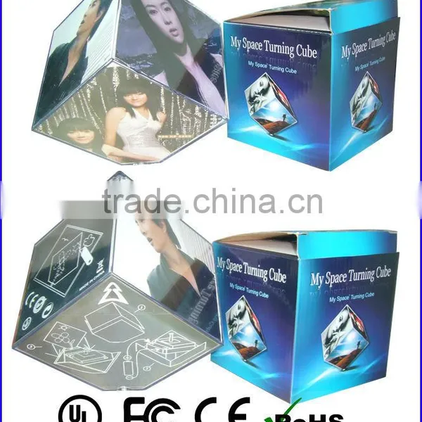 China Supplier Plastic Funny Turning Photo Frame