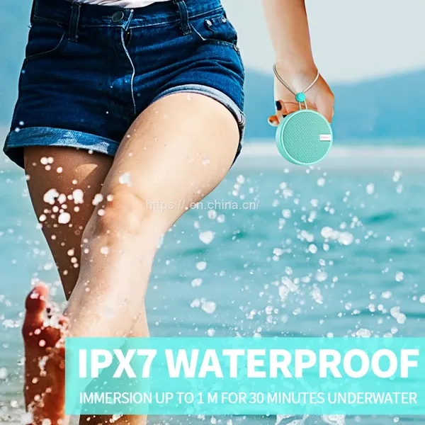 C12 IPX7 Waterproof Shower Bluetooth Speaker, Portable Wireless Outdoor Speaker With HD Sound, Support TF Card, Suction Cup for Home, Pool, Beach, Boating, Hiking 12H Playtime photo-2