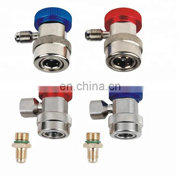 Adaptadores de Mudança Rápida QC-ML QC-MH, Coletor de Carro para Carga de Ar Condicionado, Acoplador Rápido de Latão para Refrigerante R134a photo-5