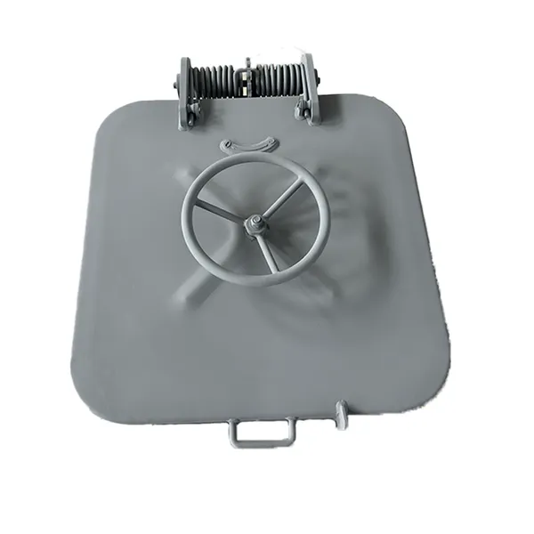 Marine Aluminum/Steel Waterproof Fireproof Hatch Cover 12V Voltage Manhole Cover photo-3