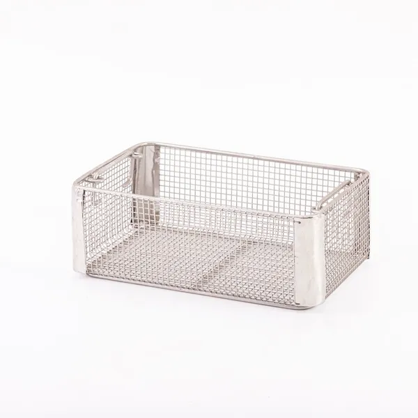 High Performance 304 Stainless Steel Woven Wire Mesh Storage Basket photo-5