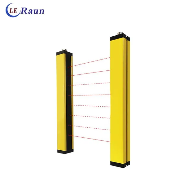 LERAUN 30x30mm Universal Through-Beam Safety Light Curtain, 1500mm Guarding Height, IP67 Rating photo-3