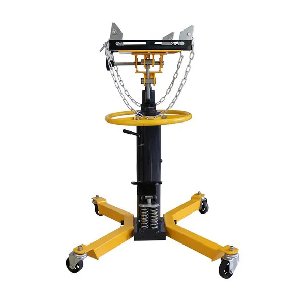 Transmission Jack Hydraulic Telescoping Transmission Jack 1300lb Capacity Floor Jack 2 Stage With 360°Swivel Wheels Foot Pedal photo-3