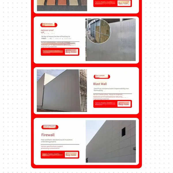 Suyun Industry Explosion-proof Wall, Lightweight Explosion-venting Wall, Fiber Cement Board, Undertake Construction, Labor and Materials Included, Professional System photo-4