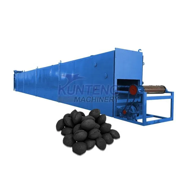 High Capacity Automatic Conveyor Belt Drying Machine Ball Bbq Charcoal Briquette Dryer Machine EPC