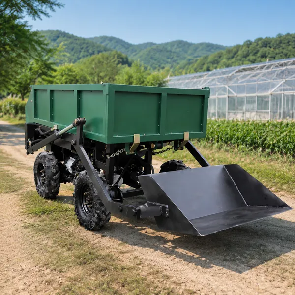 Off Road Cargo Carrier Vehicle With 35 Degree Climbing Ability 115mm Ground Clearance for Agriculture Construction Applications