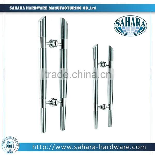 2015 Hot Selling High Quality China Gaoyao ss H Shape 0.8mm Thickness Glass Door Handle photo-3