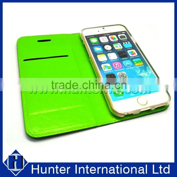 Best UK Lychee Leather Skin For Iphone6 Book Case photo-3