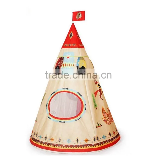 Indian Story Kids Tent Mosquito Kids House Play Princess Children Teepee Tent photo-3