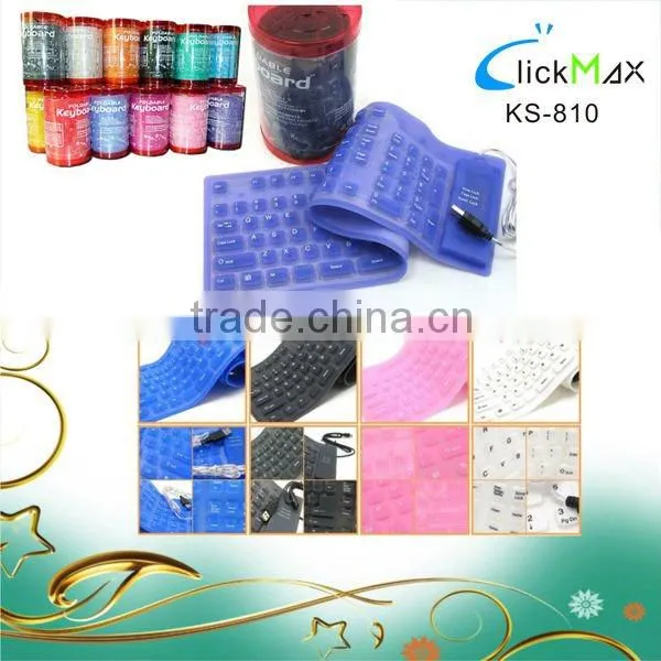 USB 109 Keys Flexible Silicone Keyboard