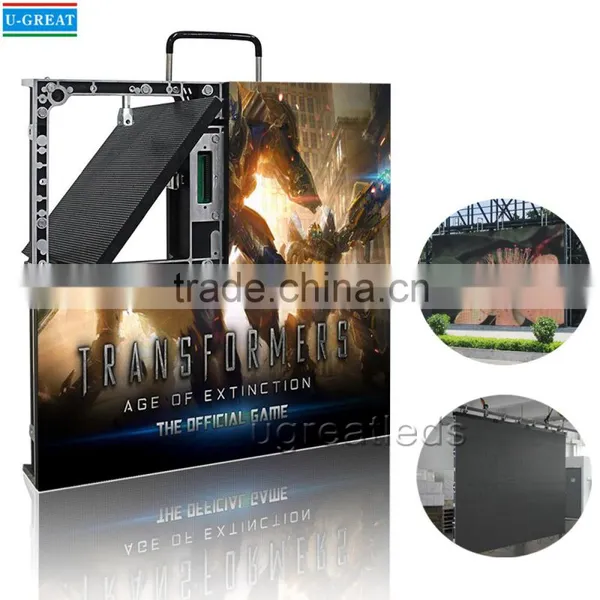 High Quality Die-casting Aluminum Cabinet P3.2 Outdoor Rental LED Display photo-2
