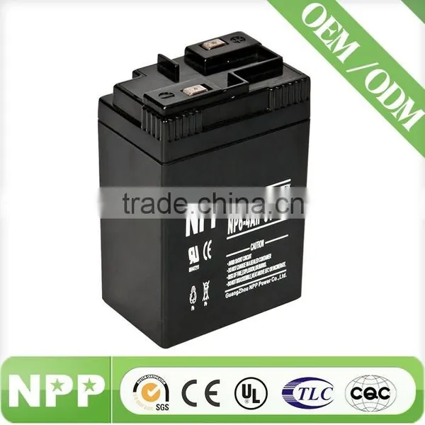 Chinese Factory 6V4AH Sealed Lead Acid NPP AGM Battery for Ups photo-4