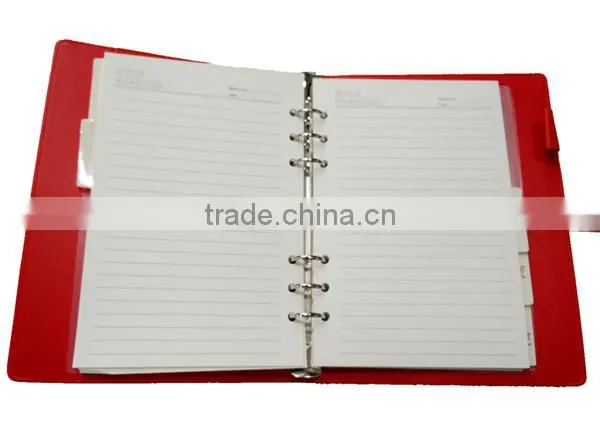 New Arrival A5 6-ring Binder Leather Notebook With Usb Flash Drive photo-3