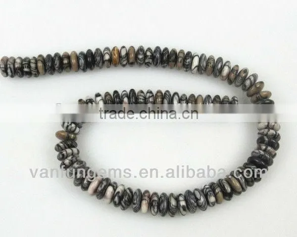 China Factory Direct Wholesale 25mm Network Stone Rough Coins Semi Precious Natural Network Stone photo-3