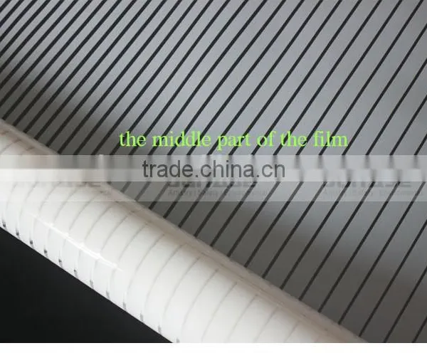 Decorative PET Gradation White Stripe Protective Self Adhesive Film photo-2