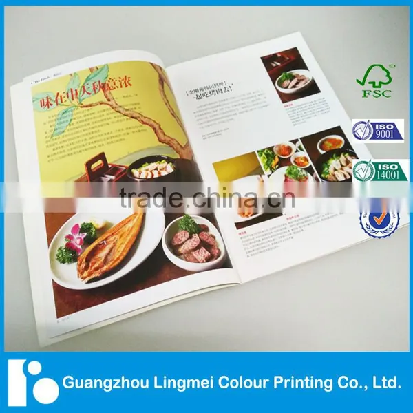 Custom Saddle Stitched Recipe Book Color Print Factory Price photo-4