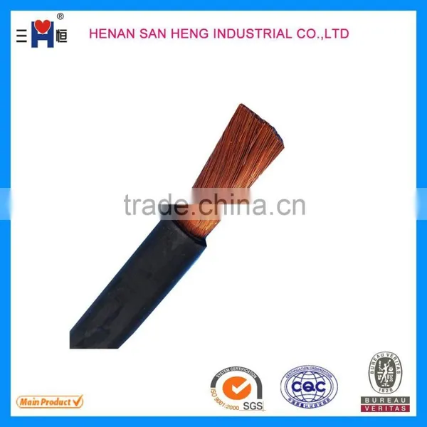 Flexible Copper/CCA Rubber Insulation Electric Welding Cable photo-2