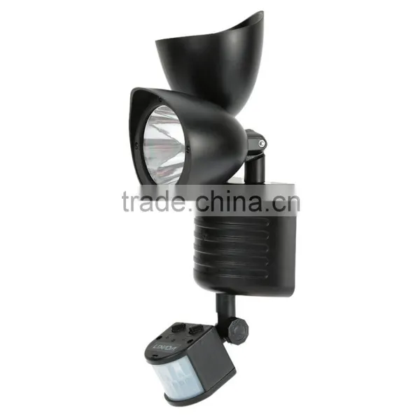 New 22LEDs PIR Motion Sensor Light LED Solar Powered Lamp Rotatable Double Dural Heads Security Wall Lamp for Outdoor Garden photo-3