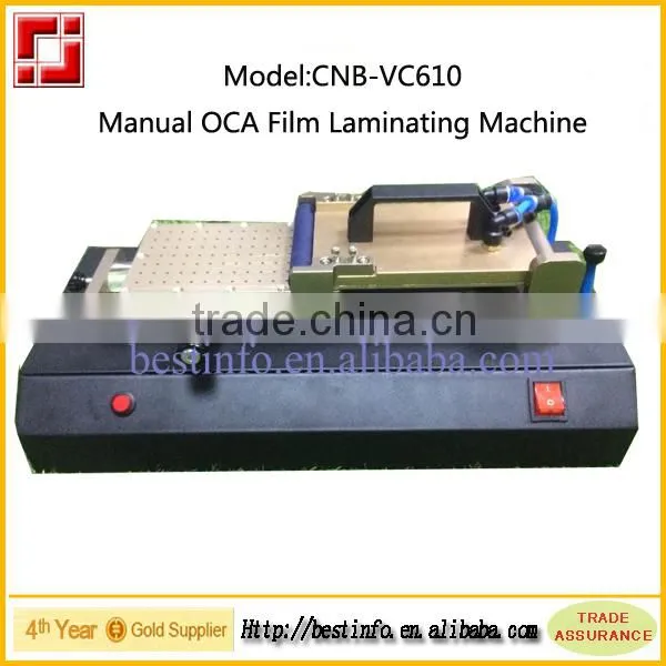 Manual Universal Mould OCA Laminator Machine for OCA Tape, Polarizer and Protective Film Laminating(CNB-VC610)